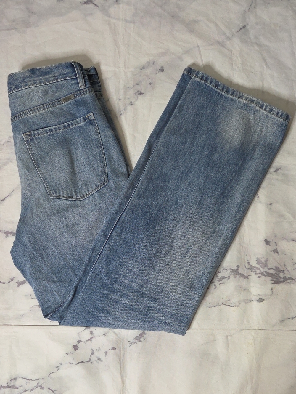 KanCan Wide Leg Distressed Light Wash Jeans
